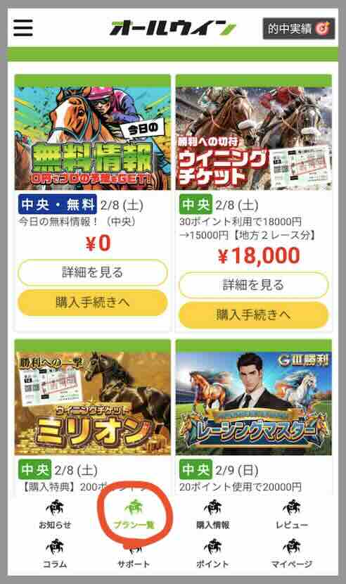 オールウィンという競馬予想サイトが提供する競馬予想